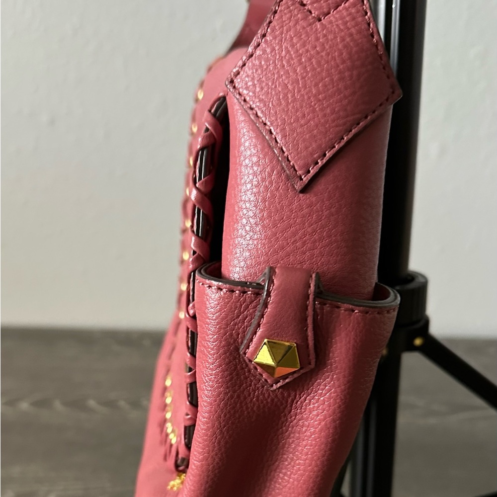 OrYANY Leather Shoulder Bag - Red - Picture 5 of 12